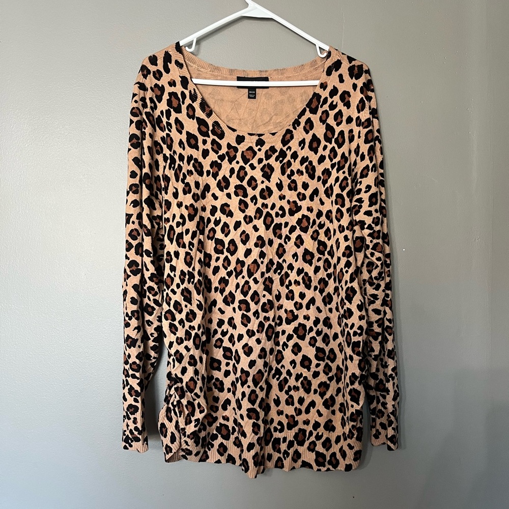 Lane Bryant Cheetah Print Pullover